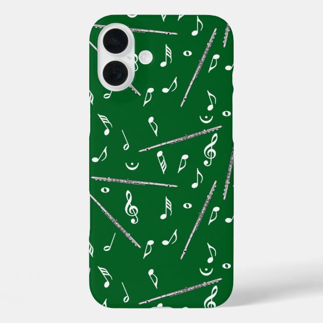 Coques Case-Mate iPhone Motif Flute Music Note (Verso)