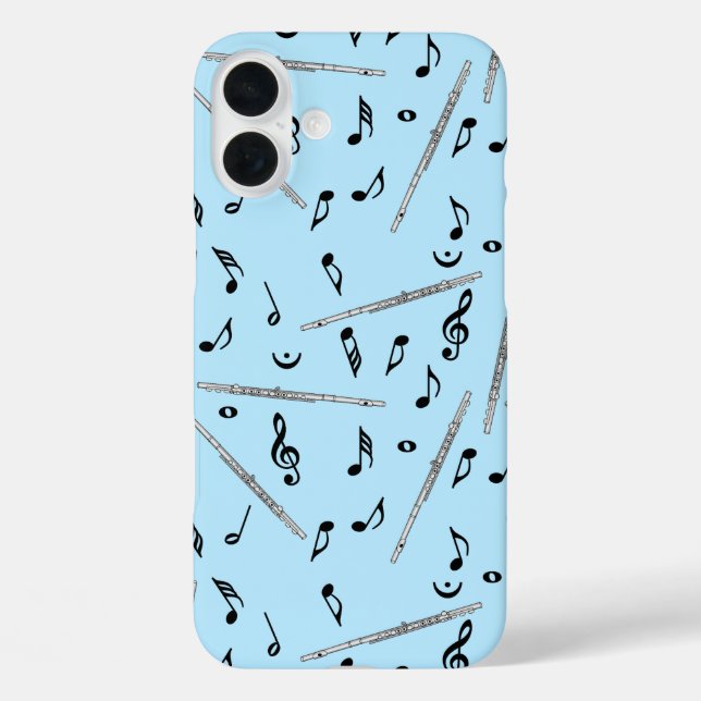 Coques Case-Mate iPhone Motif Flute Music Note (Verso)