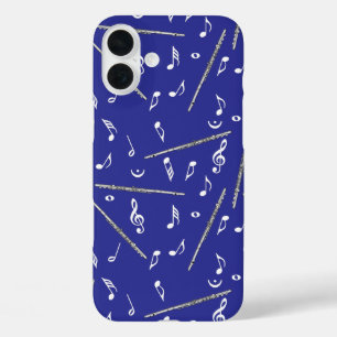Coque Pour iPhone 16 Plus Motif Flute Music Note