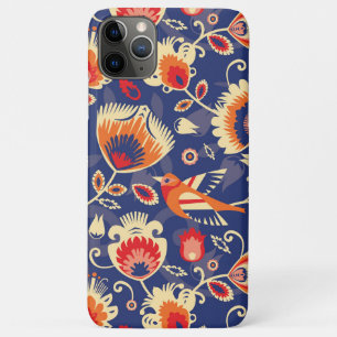 Case-Mate iPhone Case 💛 🧡 💙 motif folklorique aux fleurs jaunes