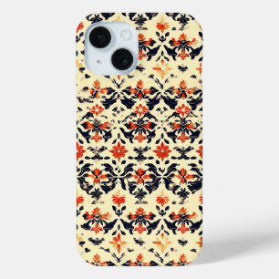 Coque Case-Mate iPhone Motif folklorique crème jaune