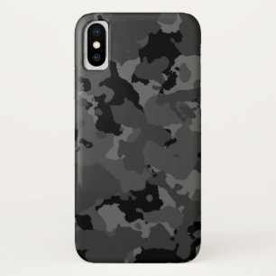 Coque iPhone X Motif foncé de Camo