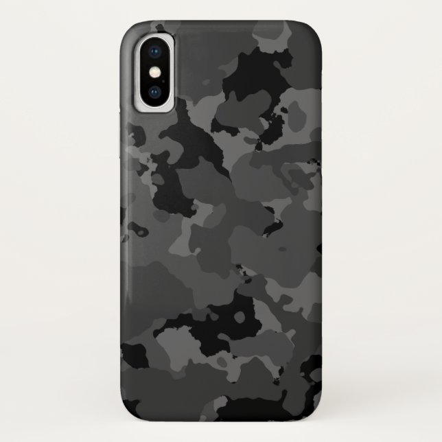 Coques Case-Mate iPhone Motif foncé de Camo (Dos)