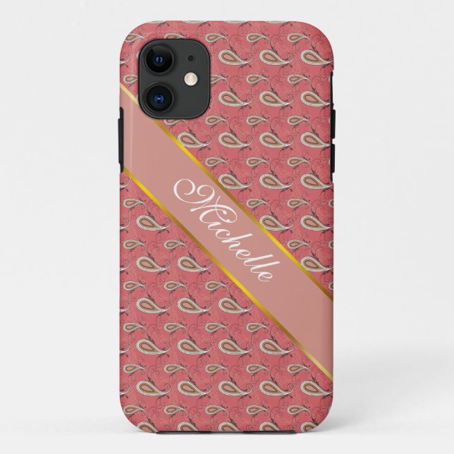 Coques Case-Mate iPhone Motif Foxglove Petal Paisley (Dos)