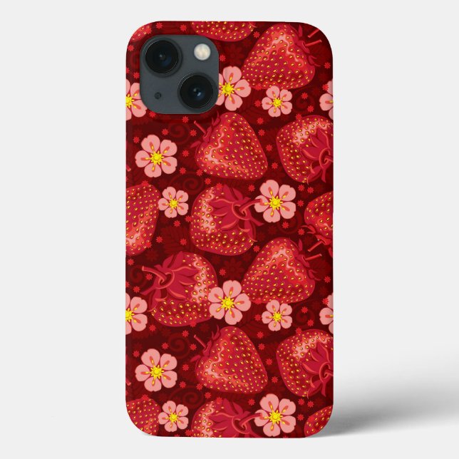 Coques Case-Mate iPhone Motif fraise 2 2 (Verso)