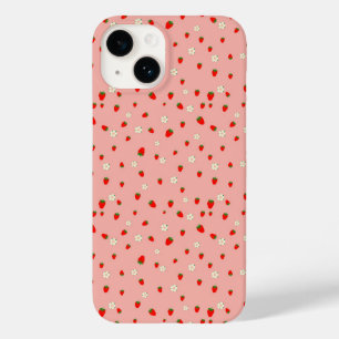 Coque Case-Mate iPhone Motif Fraises et Fleurs