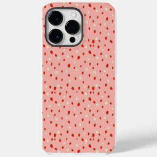 Coque Case-Mate iPhone Motif Fraises et Fleurs
