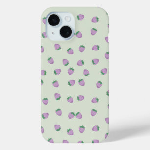 Coque Case-Mate iPhone Motif Fraises Violettes