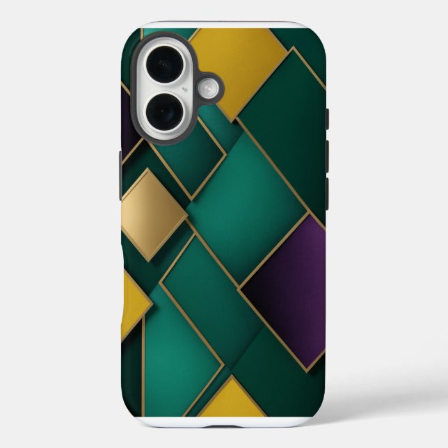 Coques Case-Mate iPhone Motif géométrique (Verso)