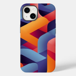 Coque Case-Mate iPhone motif géométrique 3D dynamique 2