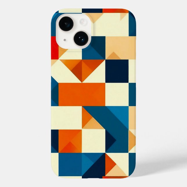 Coques Case-Mate iPhone Motif Géométrique Abstrait (Verso)