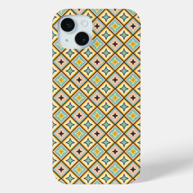 Coques Case-Mate iPhone Motif géométrique abstrait avec des formes de diam (Verso)