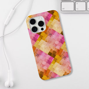 Coque Case-Mate iPhone Motif géométrique Aquarelle rose