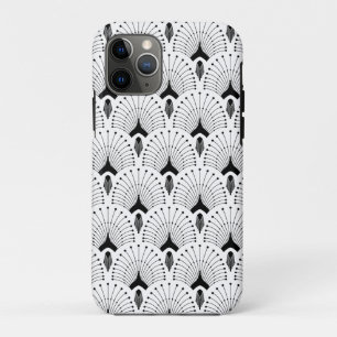 Case-Mate iPhone Case Motif géométrique Art déco noir et blanc