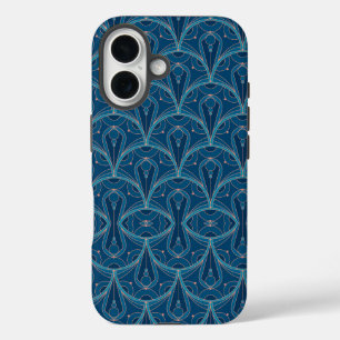 Coque Pour iPhone 16 Motif géométrique Art Déco répétitif