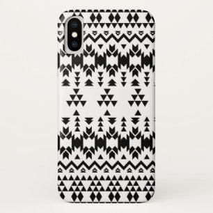 Case-Mate iPhone Case Motif géométrique Aztec noir et blanc