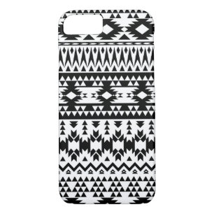 Case-Mate iPhone Case Motif géométrique Aztec noir et blanc