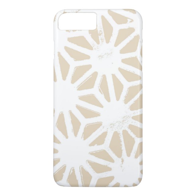 Coques Case-Mate iPhone Motif géométrique beige (Dos)