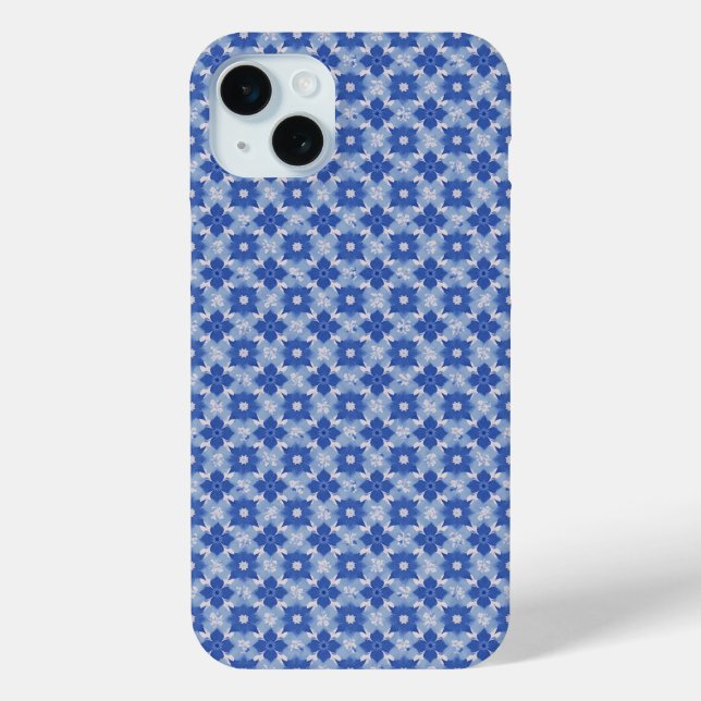 COQUES Case-Mate iPhone MOTIF GÉOMÉTRIQUE BLEU SIMPLE (Verso)