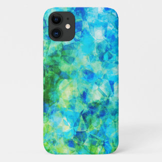 Case-Mate iPhone Case Motif géométrique bleu vert Simulé