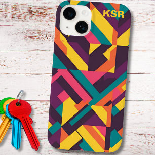 Coque Case-Mate iPhone Motif géométrique coloré