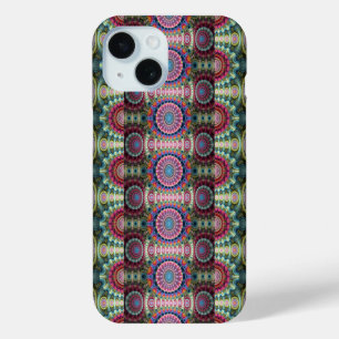 Coque Case-Mate iPhone Motif géométrique complexe et coloré