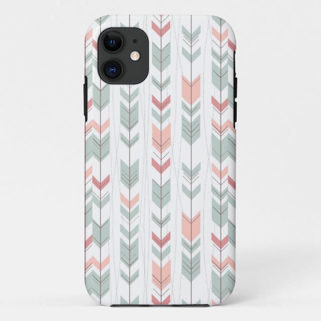 Coques Case-Mate iPhone Motif géométrique dans le rétro style (Dos)