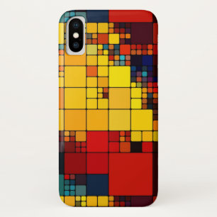 Coque Case-Mate iPhone Motif géométrique d'arc-en-ciel vibrant abstrait