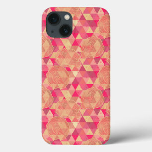 Coque Case-Mate iPhone Motif géométrique de fleur