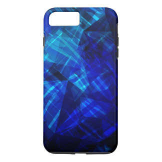Coques Pour iPhone Motif géométrique de glace bleue fraîche