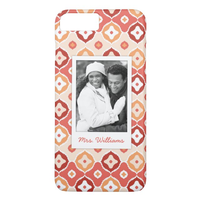 Coques Case-Mate iPhone Motif géométrique de photo faite sur commande et (Dos)