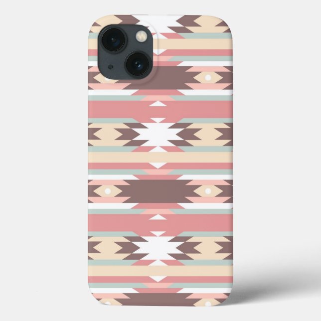 Coques Case-Mate iPhone Motif géométrique de style aztèque 2 (Verso)
