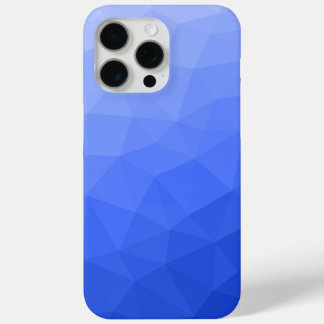 Coque Case-Mate iPhone Motif géométrique dégradé bleu foncé