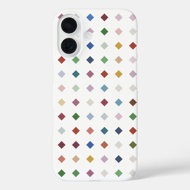 Coques Case-Mate iPhone Motif géométrique Diamant moderne (Verso)