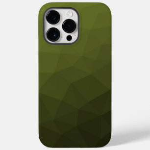 Coque Case-Mate iPhone Motif géométrique du maillage vert de l'Armée