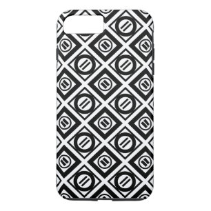 Coque Case-Mate iPhone Motif géométrique en noir sur blanc