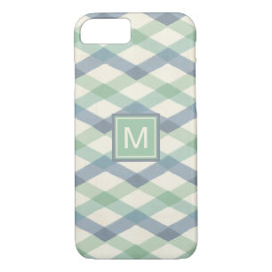 Case-Mate iPhone Case Motif géométrique en pastel du monogramme  