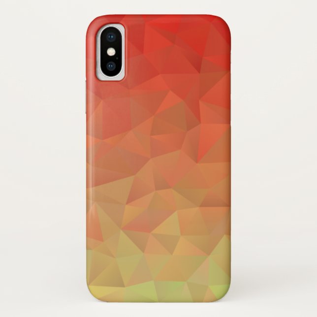 Coques Case-Mate iPhone Motif géométrique en polygone Abstrait cool (Dos)
