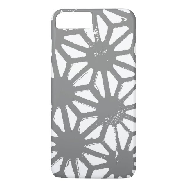 Coques Case-Mate iPhone Motif géométrique gris (Dos)