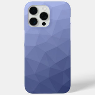 Coque Case-Mate iPhone Motif géométrique gris bleu ombre dégradé
