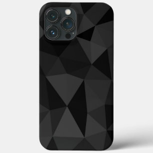 Case-Mate iPhone Case Motif géométrique gris foncé et noir