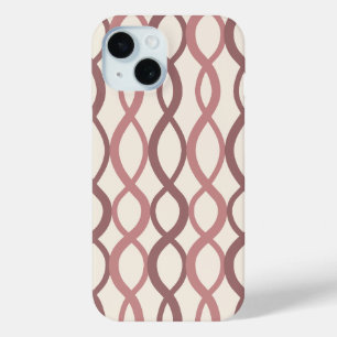 Coque Case-Mate iPhone Motif géométrique intertissé-minimaliste moderne