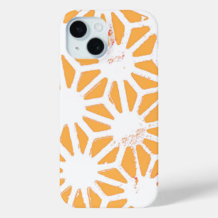 Coque Case-Mate iPhone Motif géométrique jaune