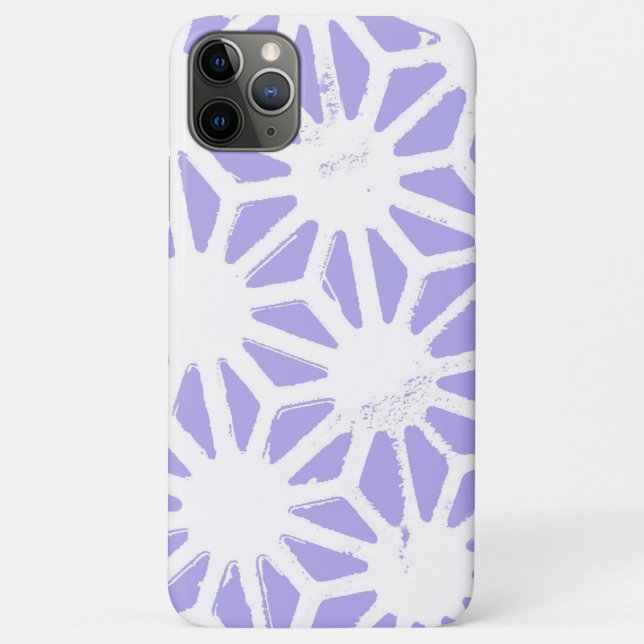 Coques Case-Mate iPhone Motif géométrique Lavender (Dos)