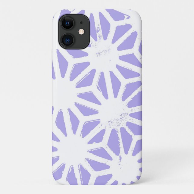 Coques Case-Mate iPhone Motif géométrique Lavender (Dos)