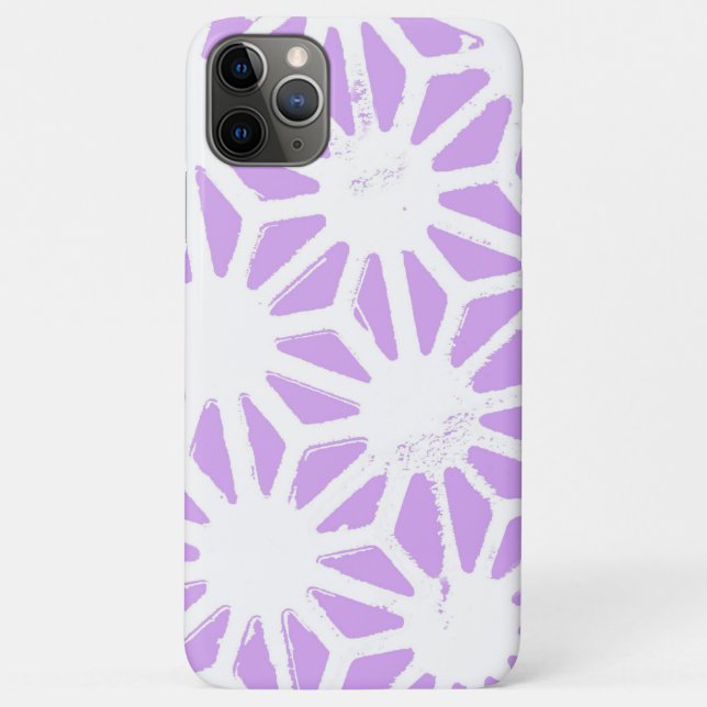 Coques Case-Mate iPhone Motif géométrique Lilac (Dos)