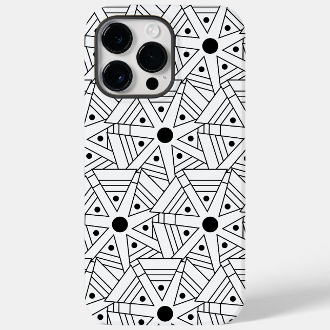 Coques Case-Mate iPhone Motif géométrique Mandala (Verso)
