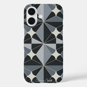 Coque Pour iPhone 16 Motif géométrique moderne - Design élégant