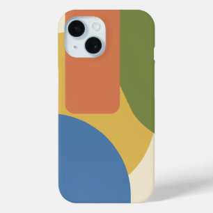 Coque Case-Mate iPhone Motif géométrique moderne du milieu du siècle - Re