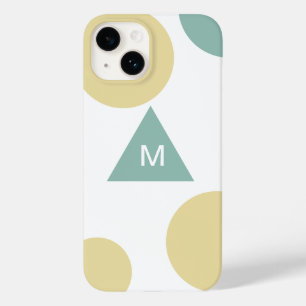 Coque Case-Mate iPhone Motif géométrique moderne Monogramme